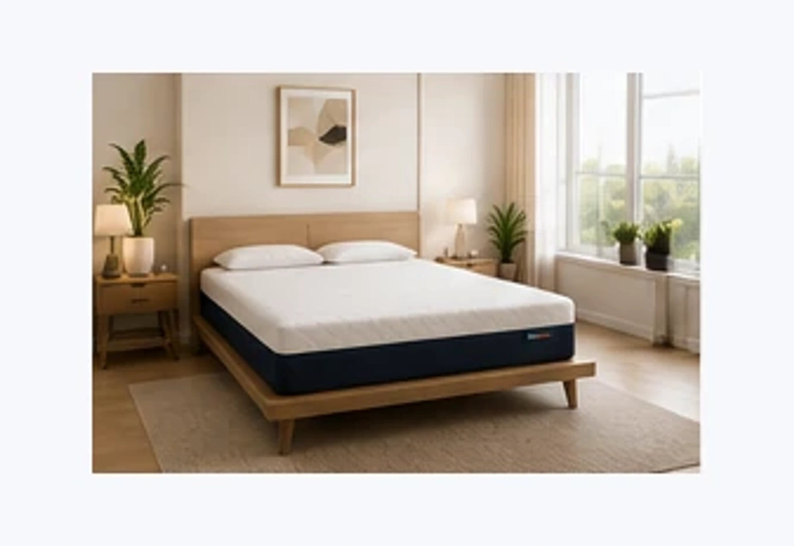 Essential Foam Mattress in a modern bedroom